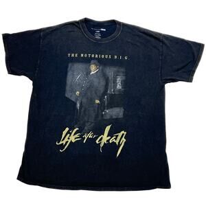 The Notorious Big T-Shirt Life After Death World Tour Shirt Large Double Sided